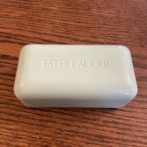 Vintage Estee Lauder Basic Cleansing Bar Travel Container Light Blue